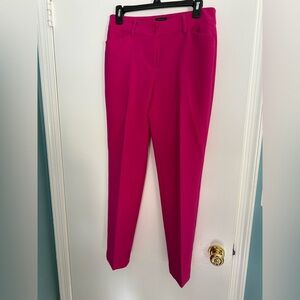 Talbots Hampshire Straight Leg Pink Pants with Classic Fit